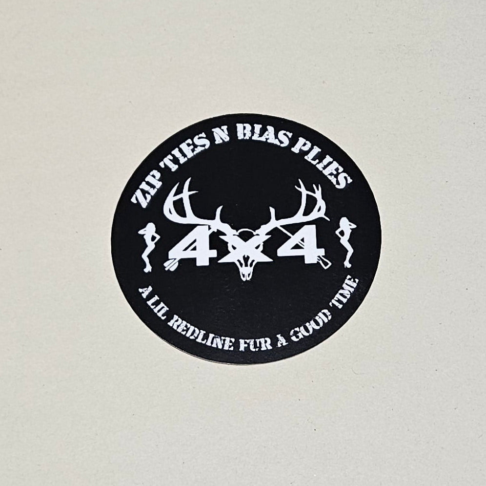 Bumper Sticker (Fur A Good Time) - Black
