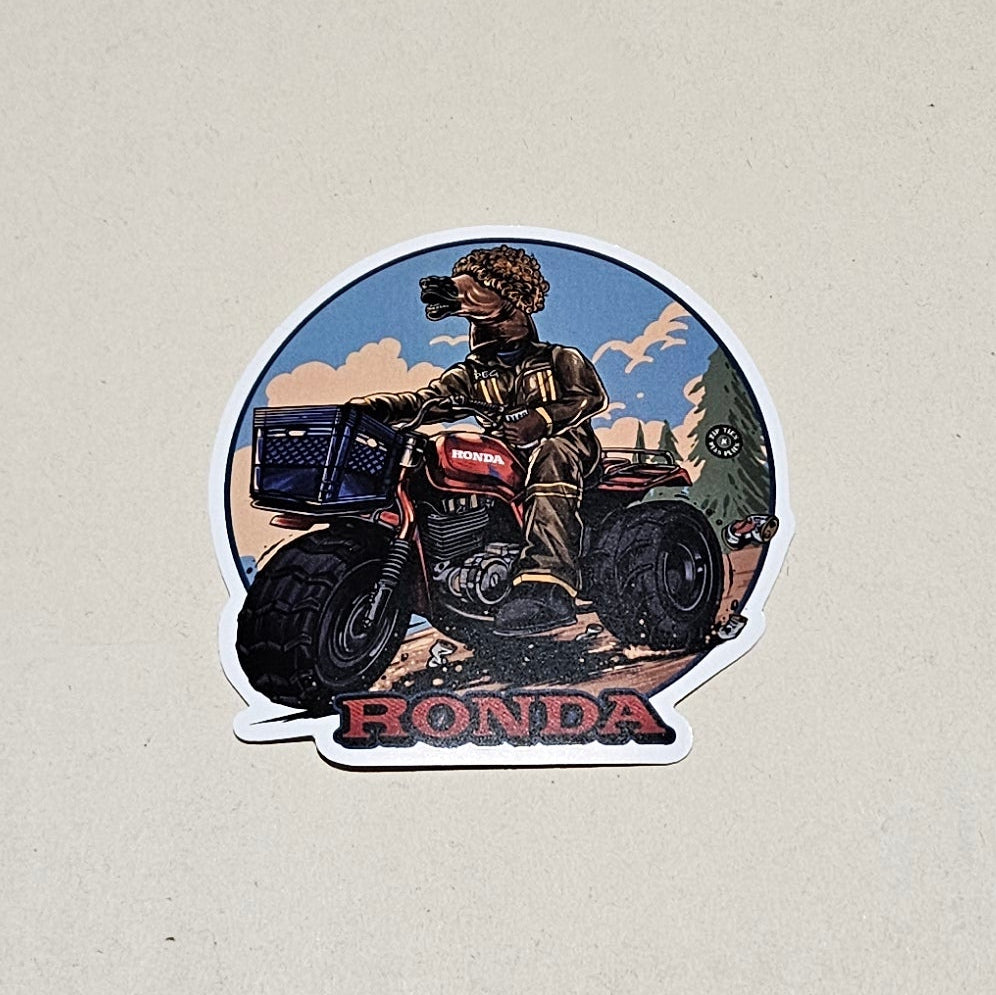 Bumper Sticker (Ronda Sticker - Starring Peg)