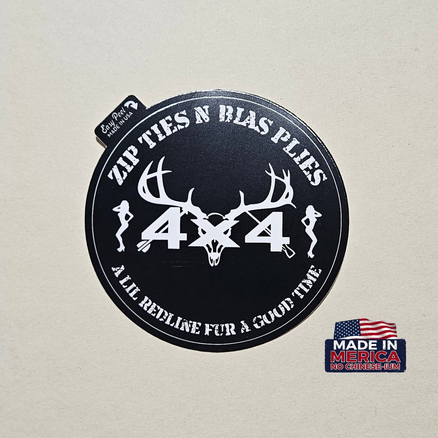 Bumper Sticker (Fur A Good Time) - Black