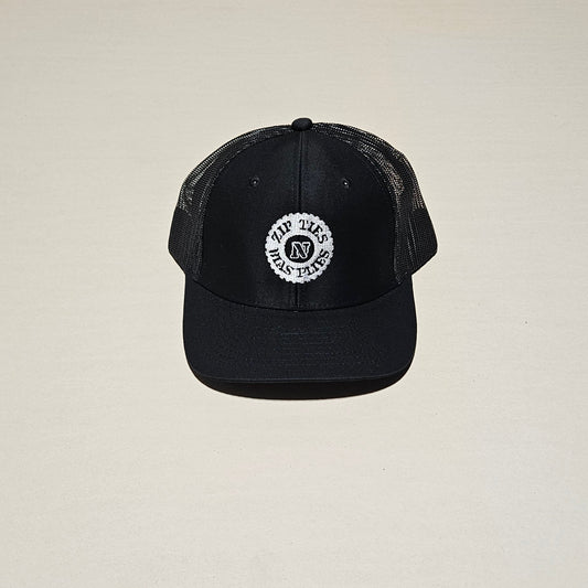Zip Ties Logo Hat - Black