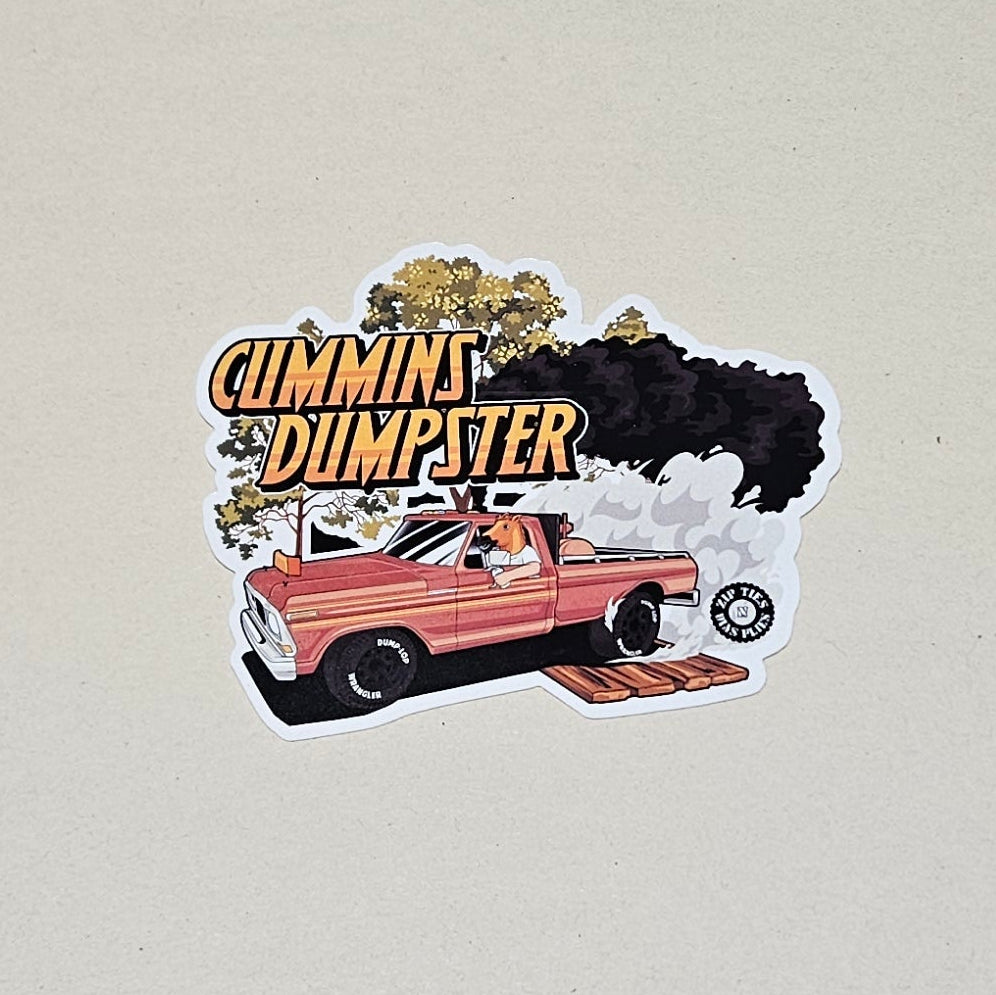 Bumper Sticker (Cummins Dumpster - Starring Peg)