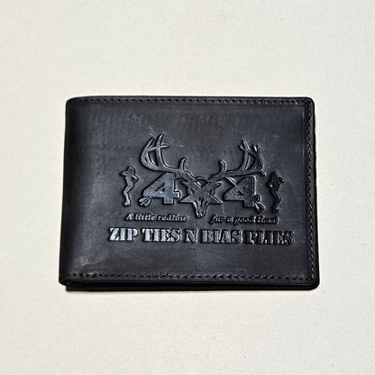Genuine Leather Zip Ties Wallet - Fur A Good Time