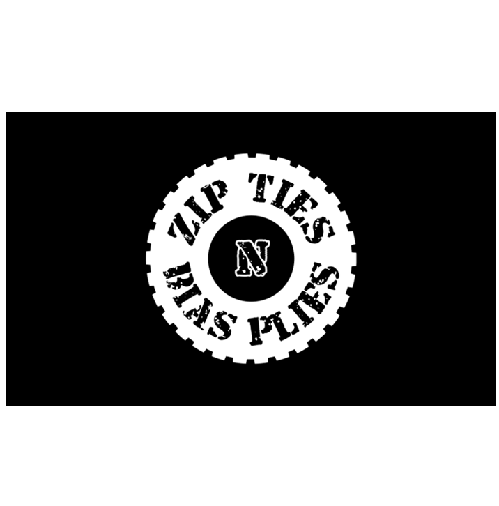 Zip Ties N Bias Plies Flag - Logo image 0