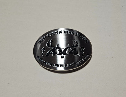Custom Zip Ties Belt Buckle (SILVER) image 0