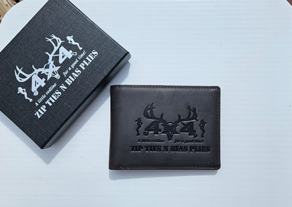 Genuine Leather Zip Ties Wallet - Fur A Good Time image 2