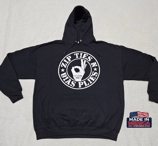 Zip Ties N Bias Plies Hoodie (Fuckin Mint)