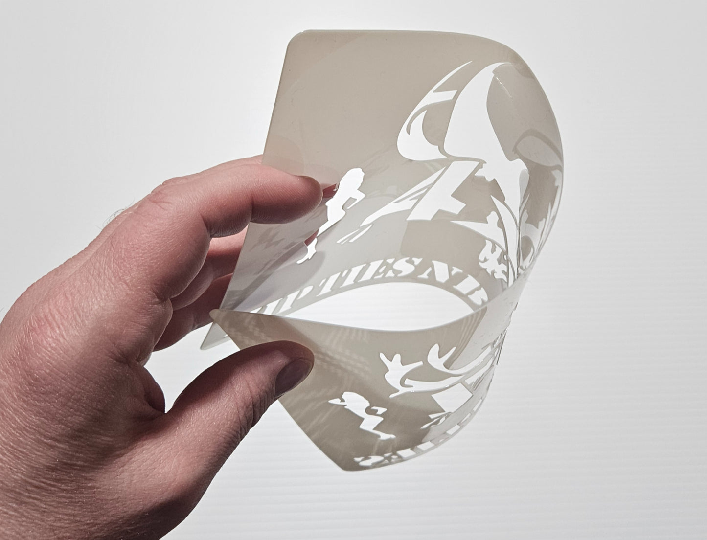 Zip Ties "4 x 4" Stencil (4.5" x 7.5") image 1