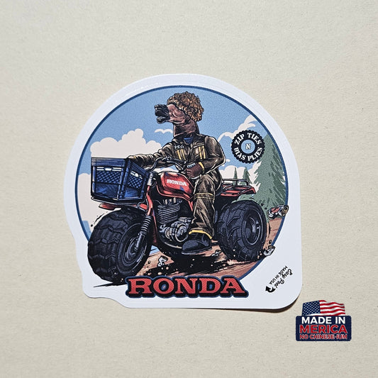 Bumper Sticker (Ronda Sticker - Starring Peg)
