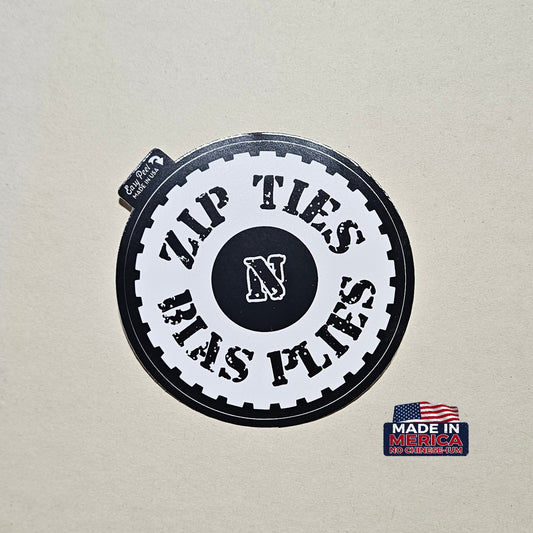 Bumper Sticker (Logo) - White